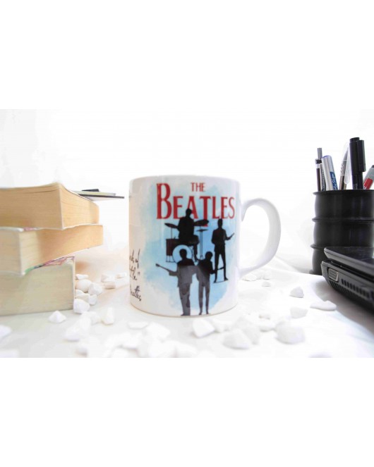 The Beatles Temalı Özel Tasarım Baskılı Kupa Bardak 370 ml