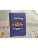 Flamingo Hediye Seti - Flamingo Baskı Termos Ve Flamingo Defter Hediye Kutusu