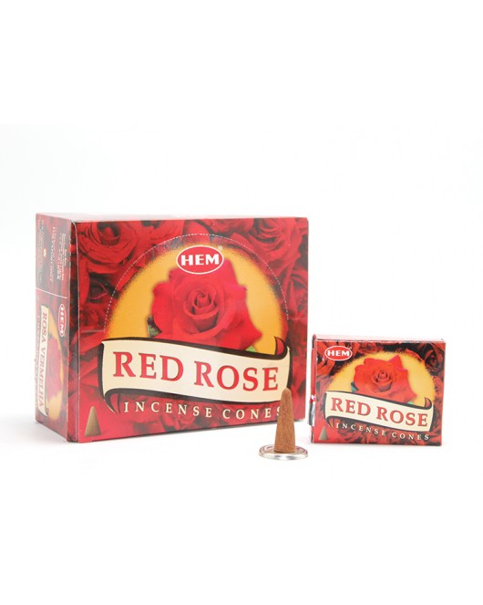 Red Rose Aromalı Konik Tütsü